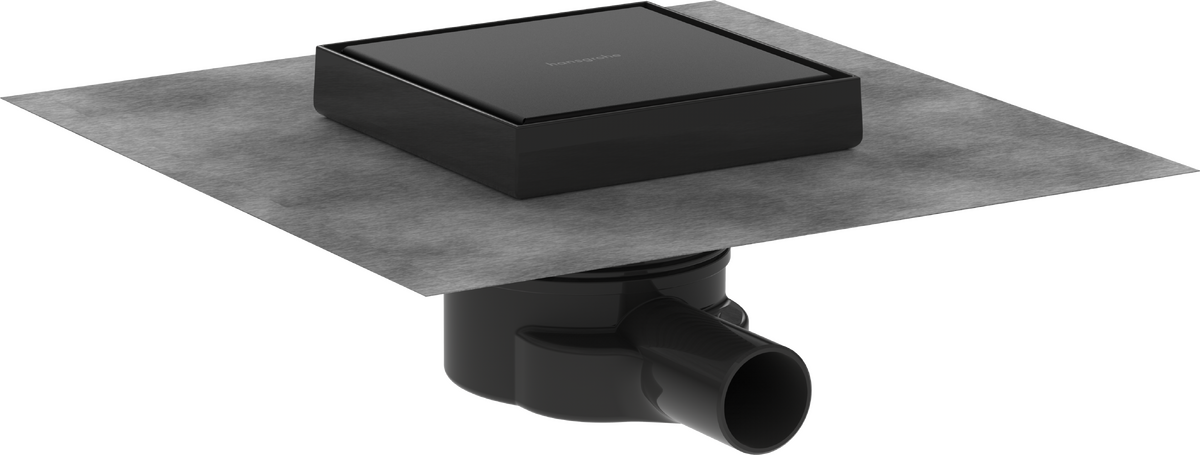 Complete set point drain 150/150 tileable rear cover