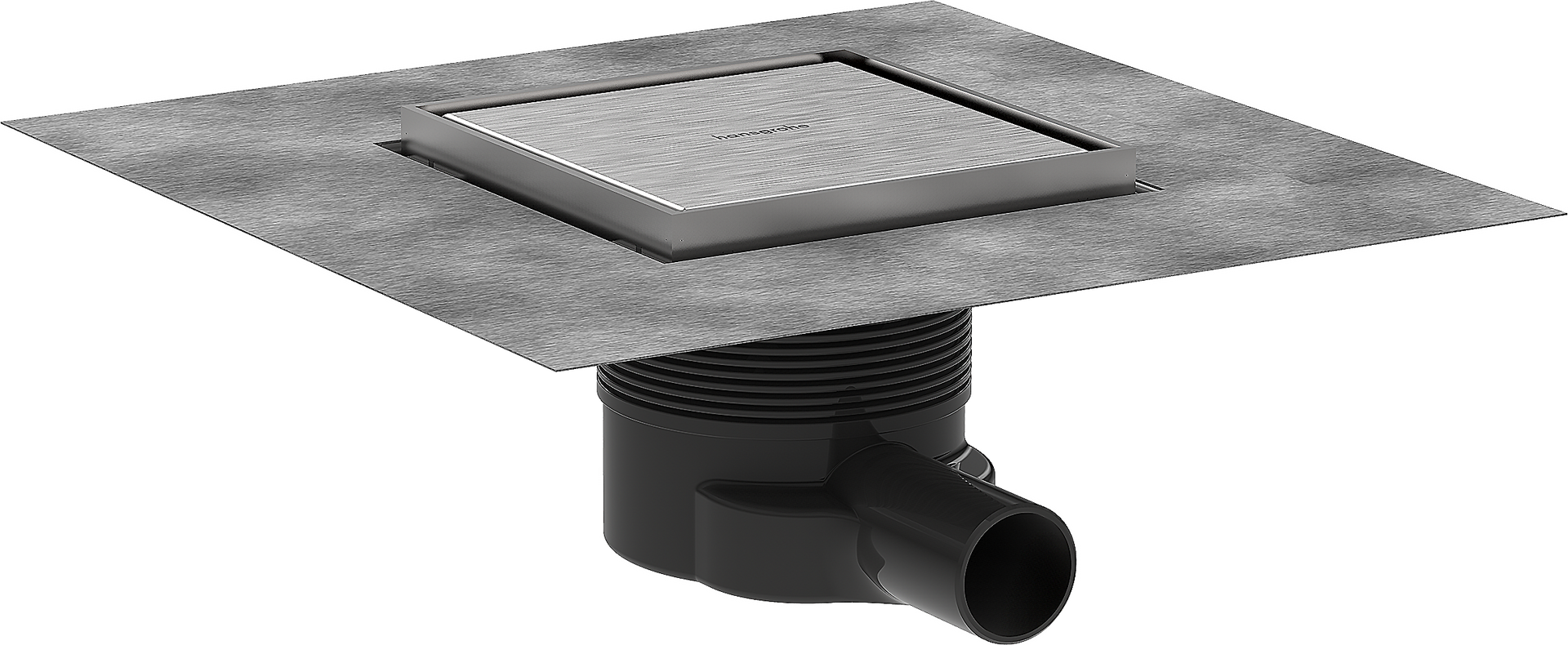 Set completo de desagüe de ducha 150/150 con parte posterior alicatable