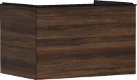 Waschtischunterschrank Nussbaum Dunkel 780/550 mit 1 Schubkasten für Konsole mit Ausschnitt mittig