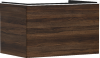 Waschtischunterschrank Nussbaum Dunkel 780/550 mit 1 Schubkasten für Konsole mit Ausschnitt mittig