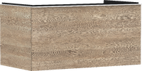 Szafka pod szlifowaną umywalkę wpuszczaną w blat z 1 szufladą 980/550, Naturalny Dąb