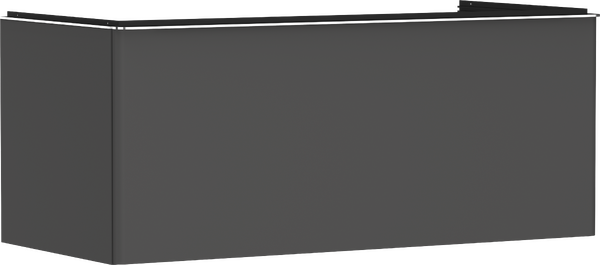 Meuble bas 1180/550 pour lavabo à poser Xelu Q avec 1 tiroir, caisson Gris mat