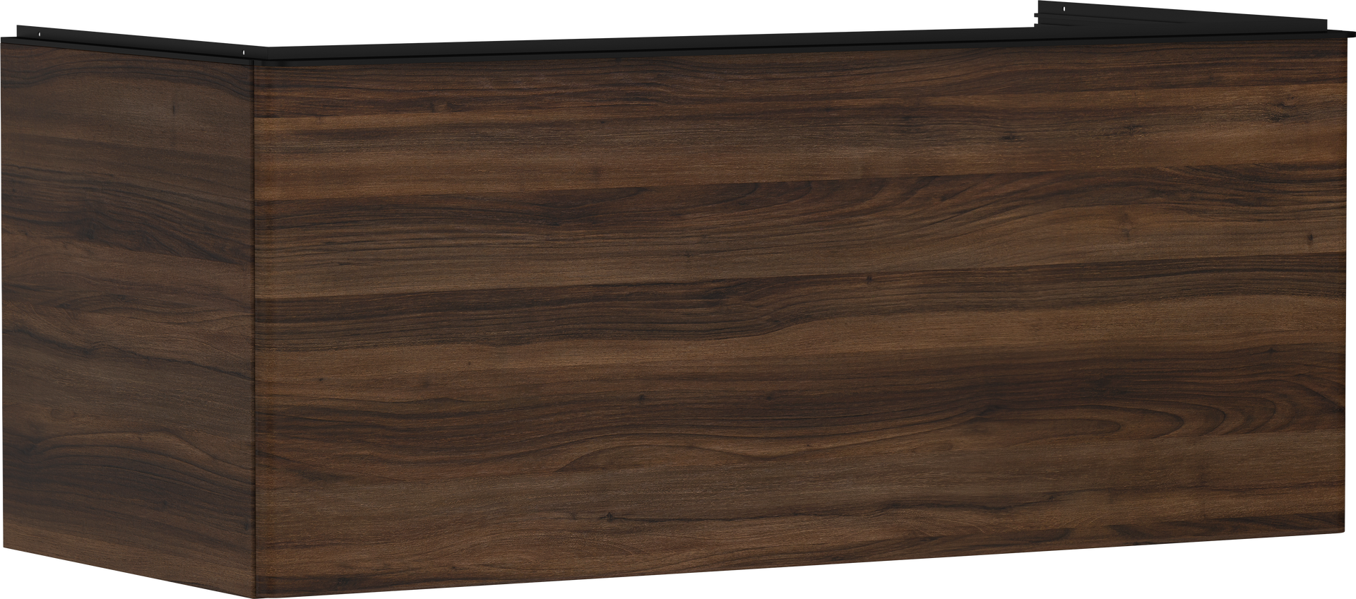 Base sottolavabo con 1 cassetto Noce Scuro 1180/550 per top con foro centrale