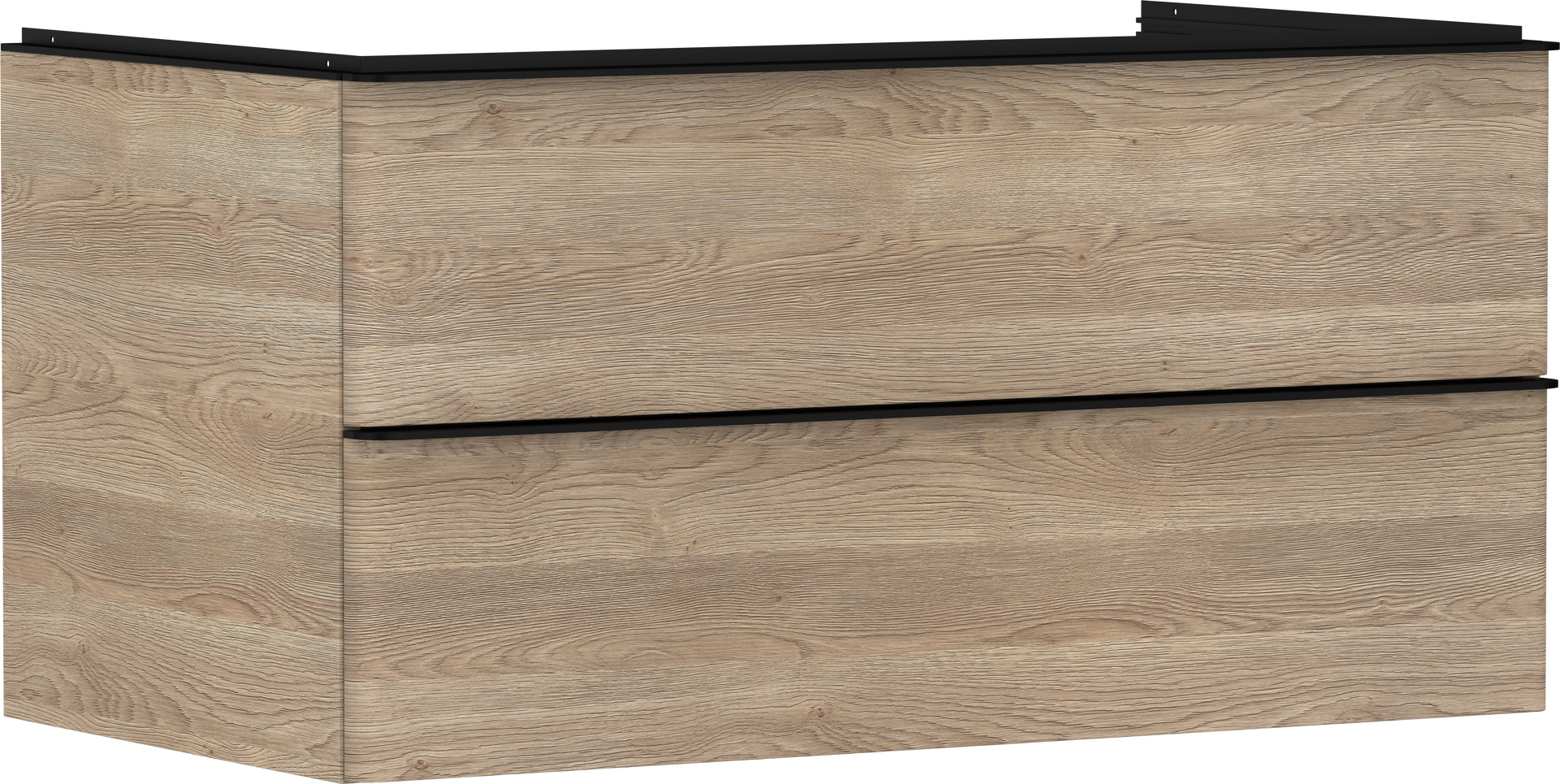 Meuble bas 980/550 pour vasque Xuniva avec 2 tiroirs