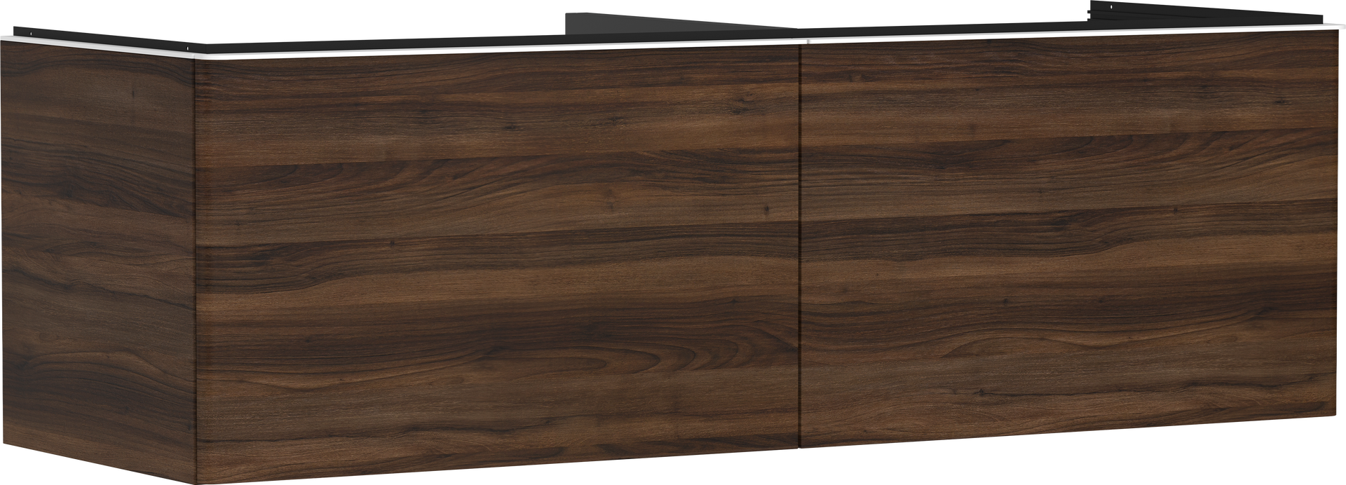 Meuble bas 1560/550 pour lavabo à poser Xelu Q avec 2 tiroirs