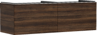 Vanity unit Dark Walnut 1560/550 with 2 drawers for console