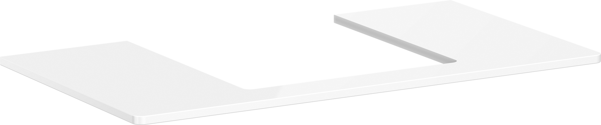 Blat 980/550 z wycięciem na środku pod umywalkę wpuszczaną