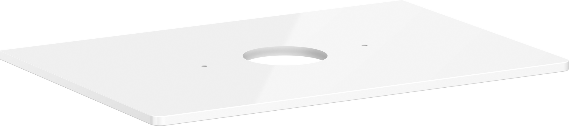 Konsole 780/550 mit Ausschnitt mittig für Aufsatzwaschtisch ohne Hahnloch