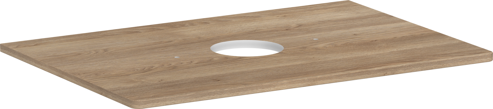 Konsole 780/550 mit Ausschnitt mittig für Aufsatzwaschtisch ohne Hahnloch