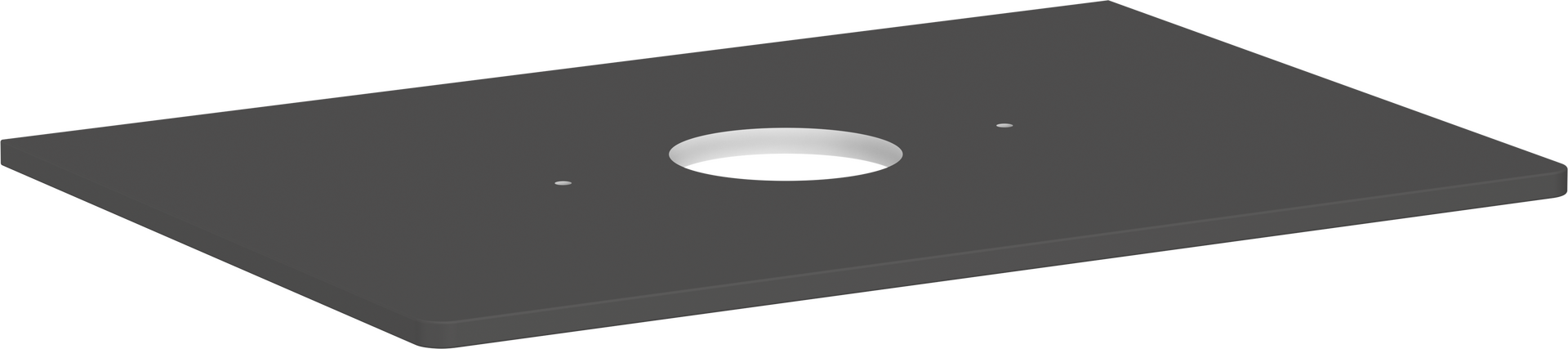 Top 780/550 con foro centrale per catino senza foro rubinetteria