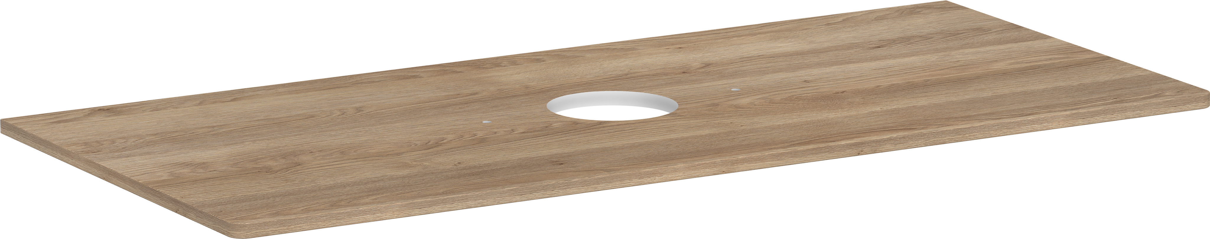 Top 1180/550 con foro centrale per catino senza foro rubinetteria