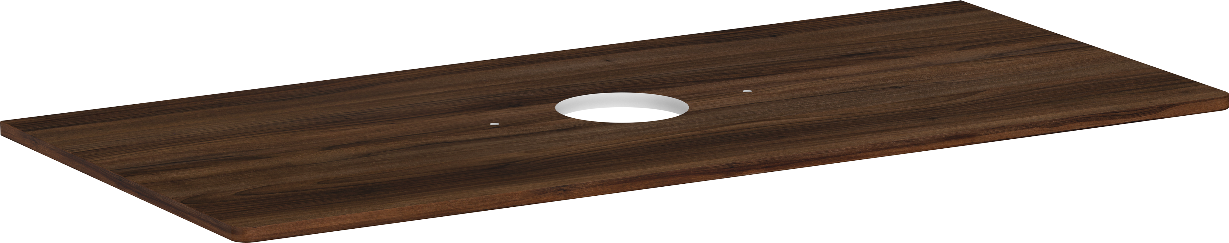 Console 1180/550 with cutout in the middle for wash bowl without tap hole