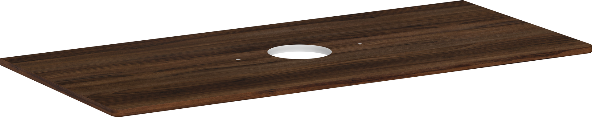 console 1180/550 met uitsparing in het midden voor waskom zonder kraangat