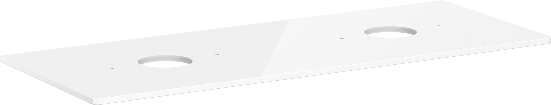 console 1360/550 met 2 uitsparingen voor waskom zonder kraangat