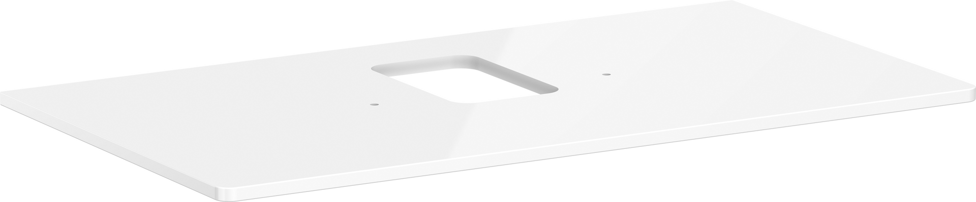 console 980/550 met uitsparing in het midden voor waskom met kraangat