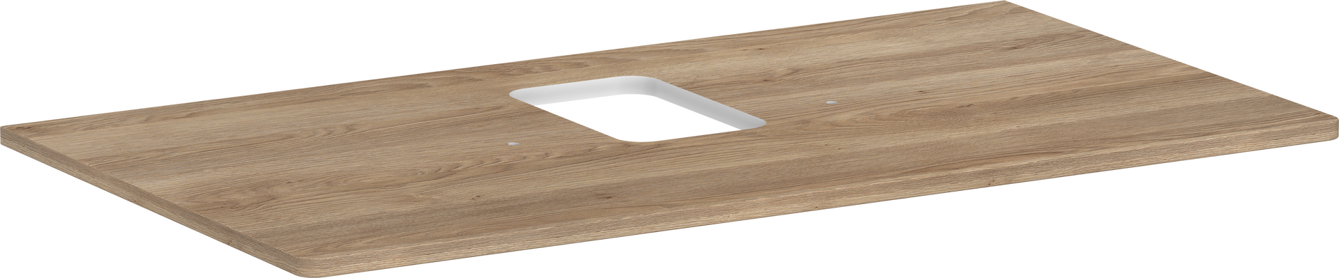 console 980/550 met uitsparing in het midden voor waskom met kraangat