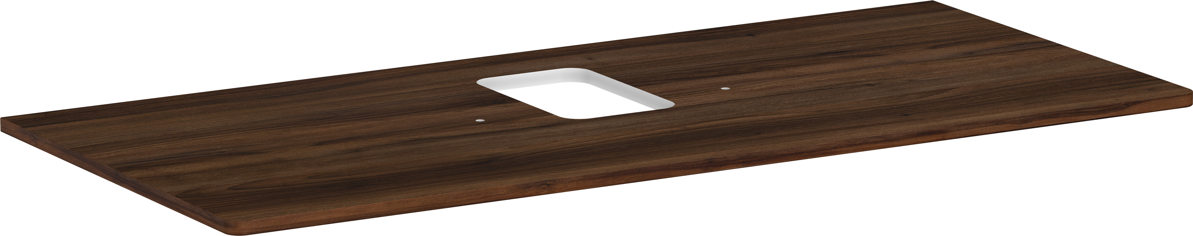 Console 1180/550 with cutout in the middle for wash bowl with tap hole