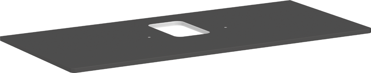 Console 1180/550 with cutout in the middle for wash bowl with tap hole