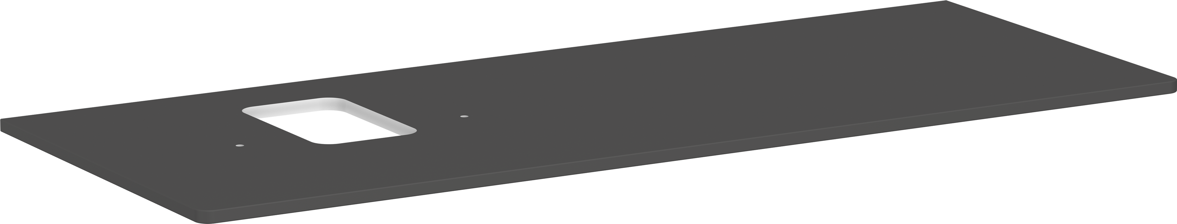Top 1360/550 con foro a sinistra per catino con foro rubinetteria
