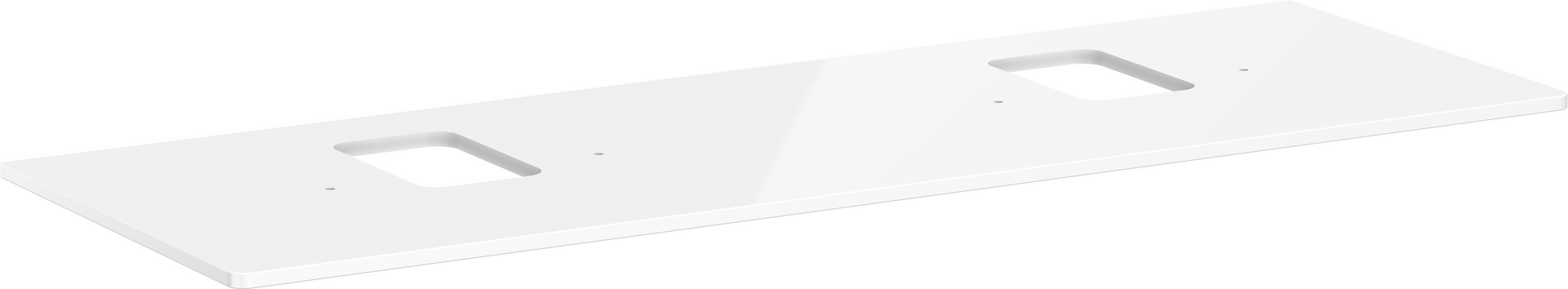 console 1560/550 met 2 uitsparingen voor waskom met kraangat