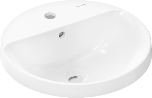 hansgrohe Washbasins: Xuniva S, Wash bowl 400/400 without tap hole