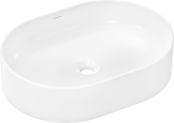 hansgrohe Washbasins: Xuniva U, Wash bowl 550/400 without tap hole and ...