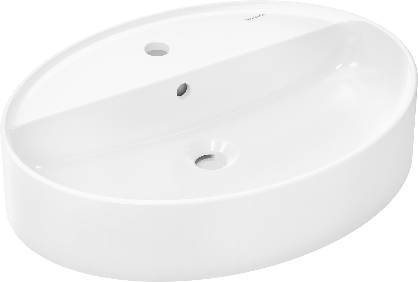 Wash bowl 600/450 with tap hole and overflow