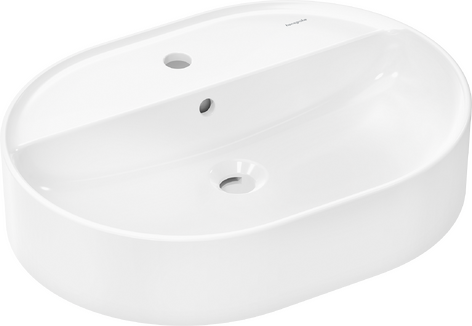 hansgrohe Xuniva U Wash bowl 550/400 without tap hole and overflow