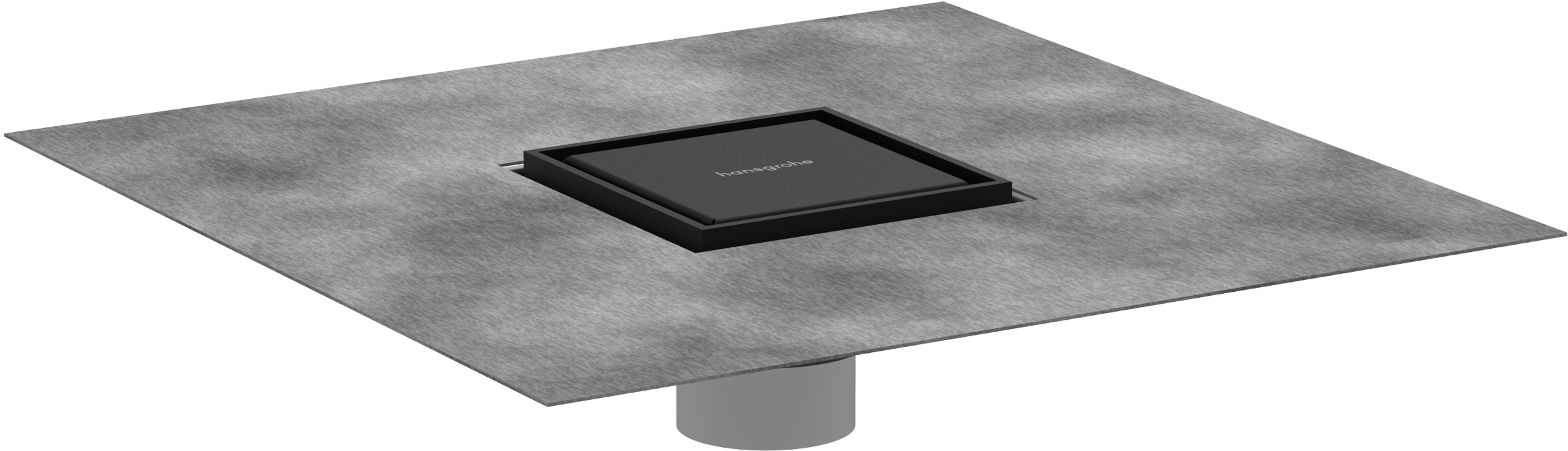 Set 4"x 4" trim tileable rear cover and rough