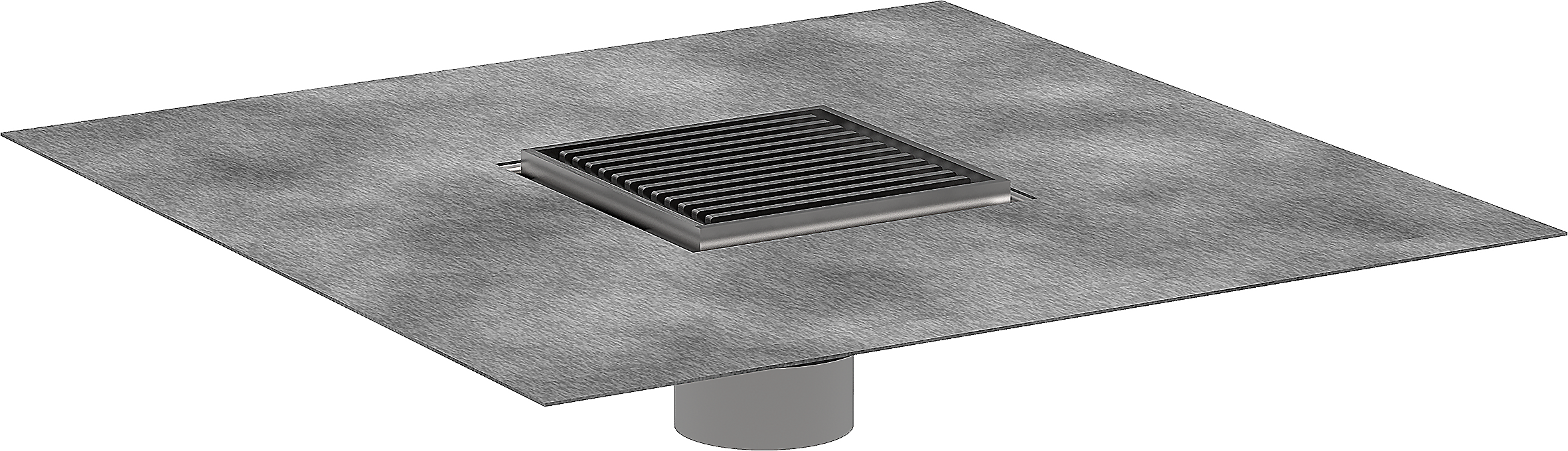 Set 4"x 4" trim with height adjustable frame and rough