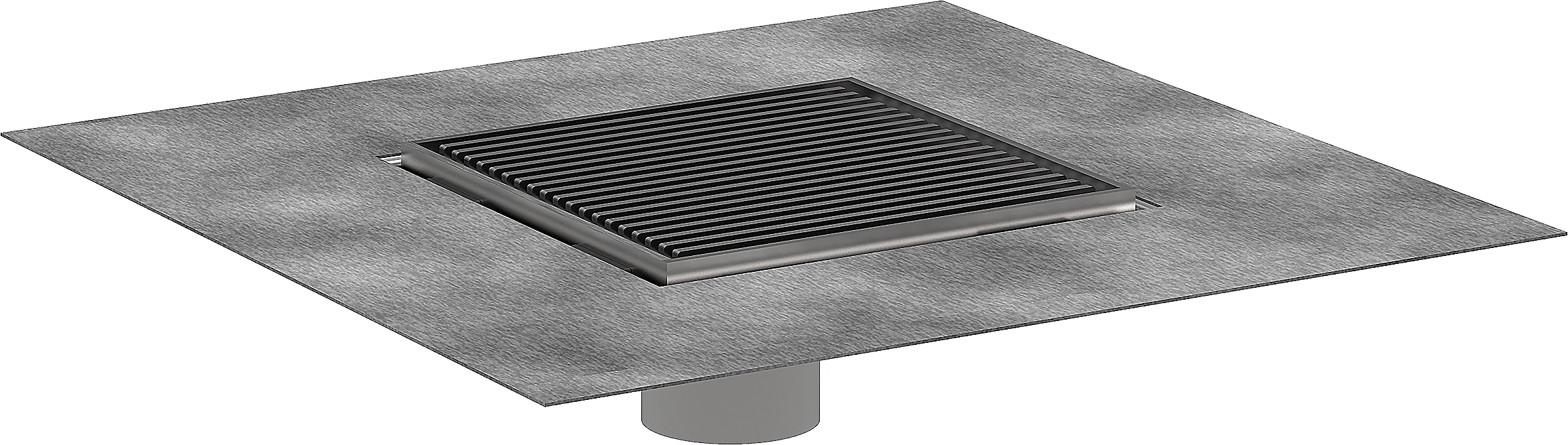 Set 6"x 6" trim with height adjustable frame and rough