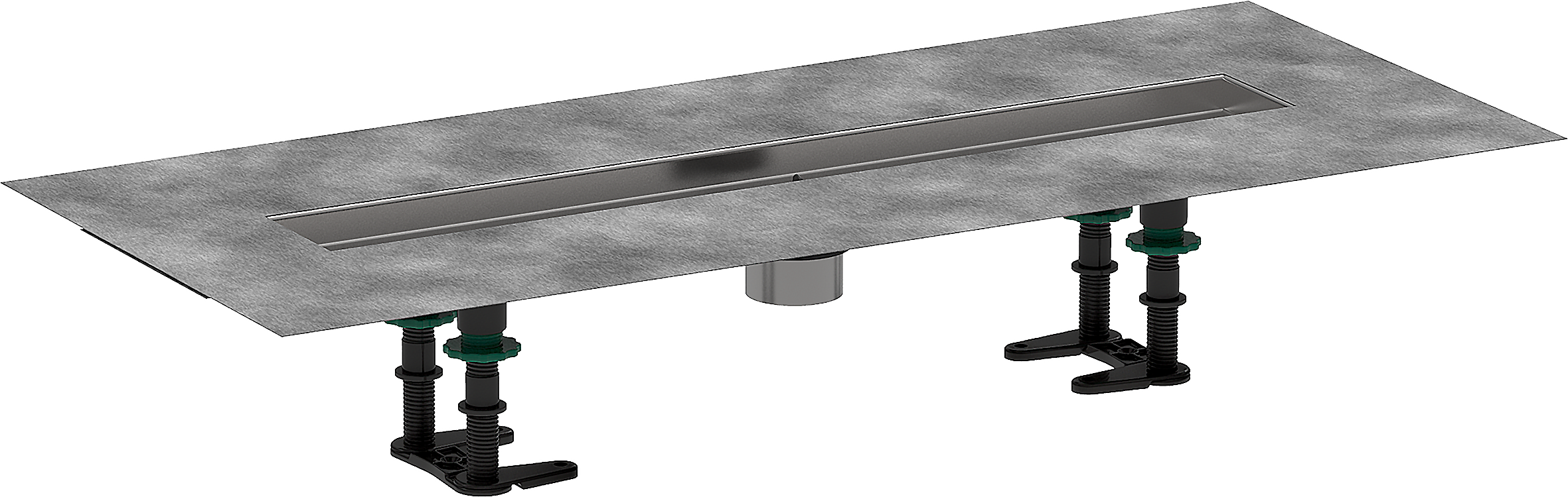 Rough 2" outlet 23 5/8"