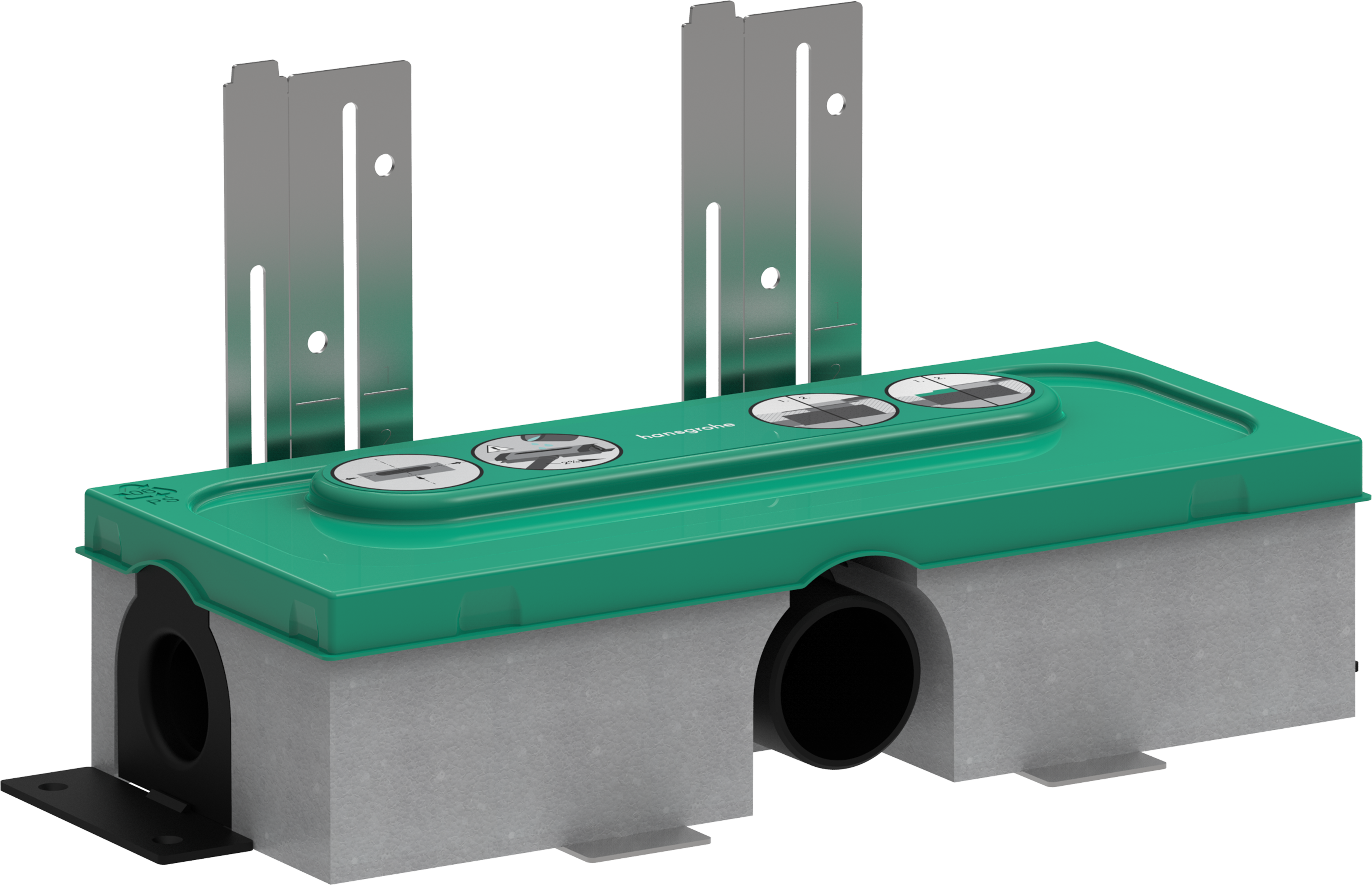 Indbygningsdel til linjeafløb