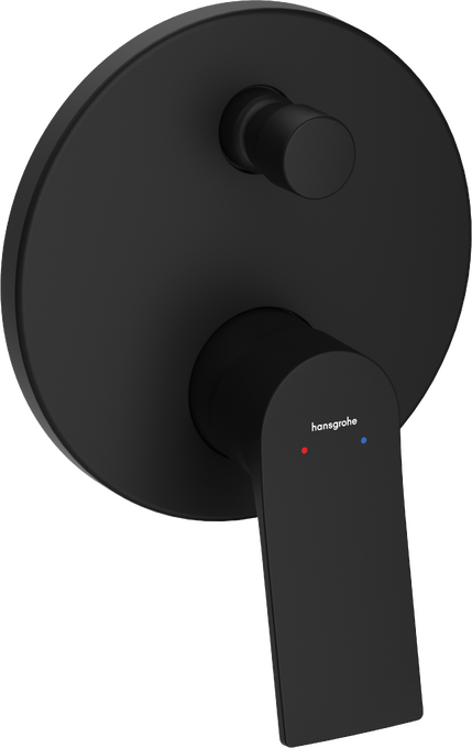 Single lever bath mixer for concealed installation with integrated security combination according to EN1717 for iBox universal