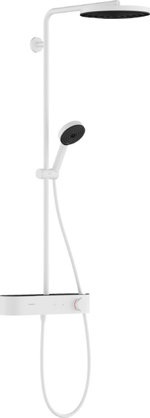 Showerpipe 260 1jet EcoSmart med ShowerTablet Select 400 Matt hvit