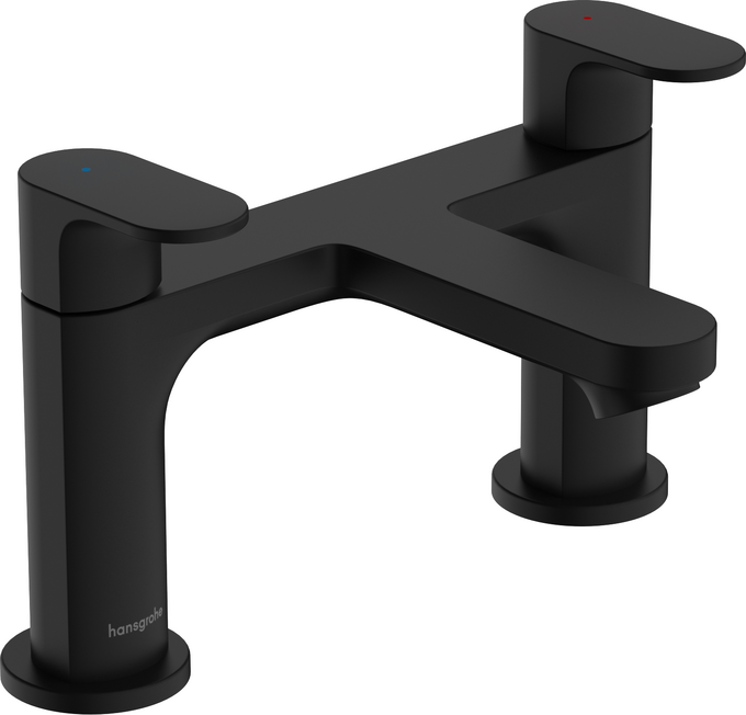 2-hole rim mounted bath mixer