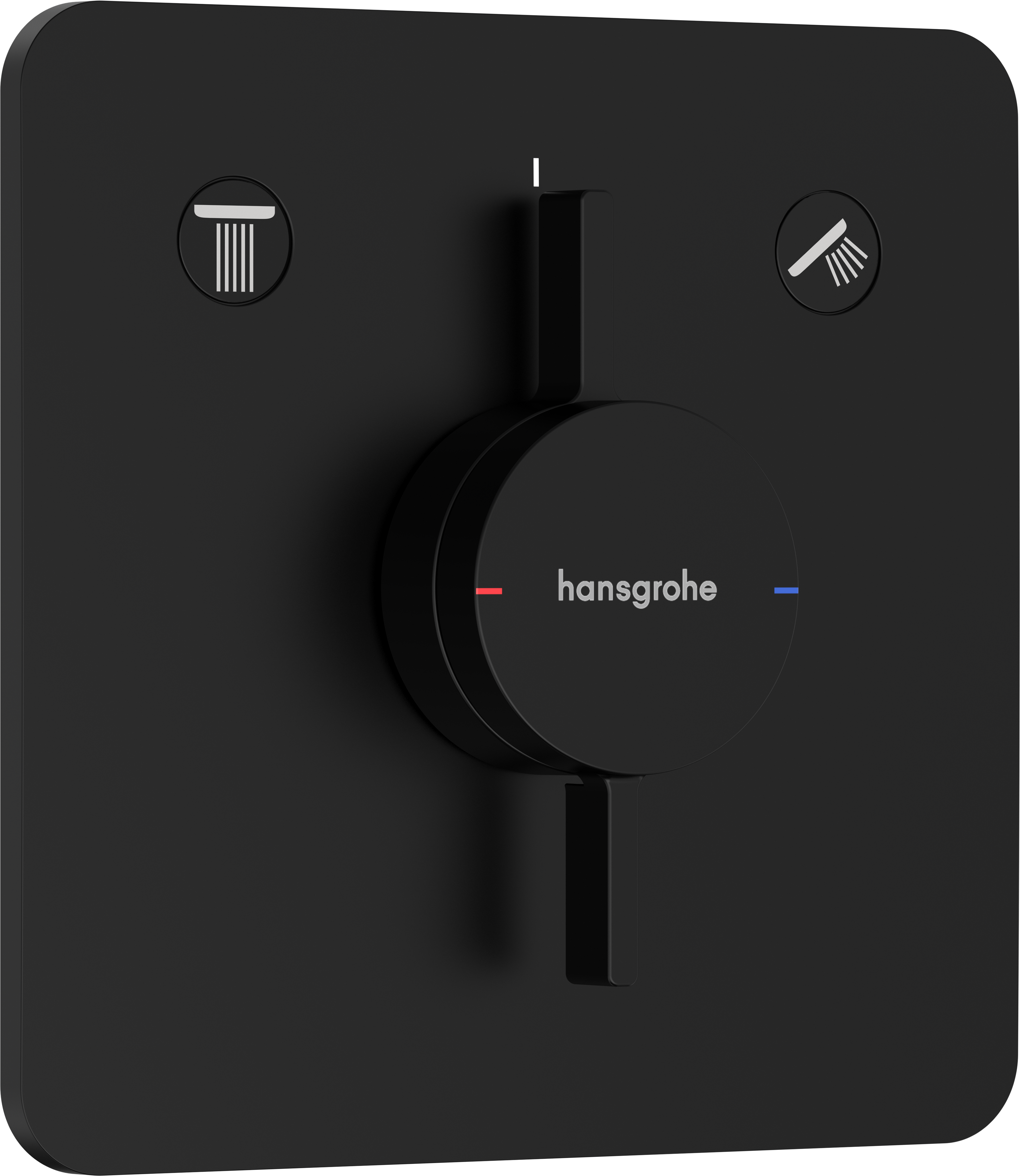 埋込式シングルレバー混合水栓  2アウトレット（化粧部）