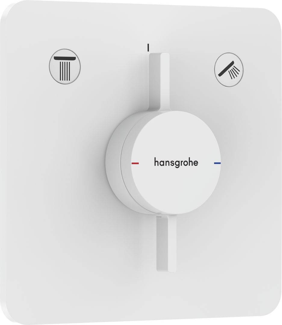 Inbouwmengkraan voor 2 systemen