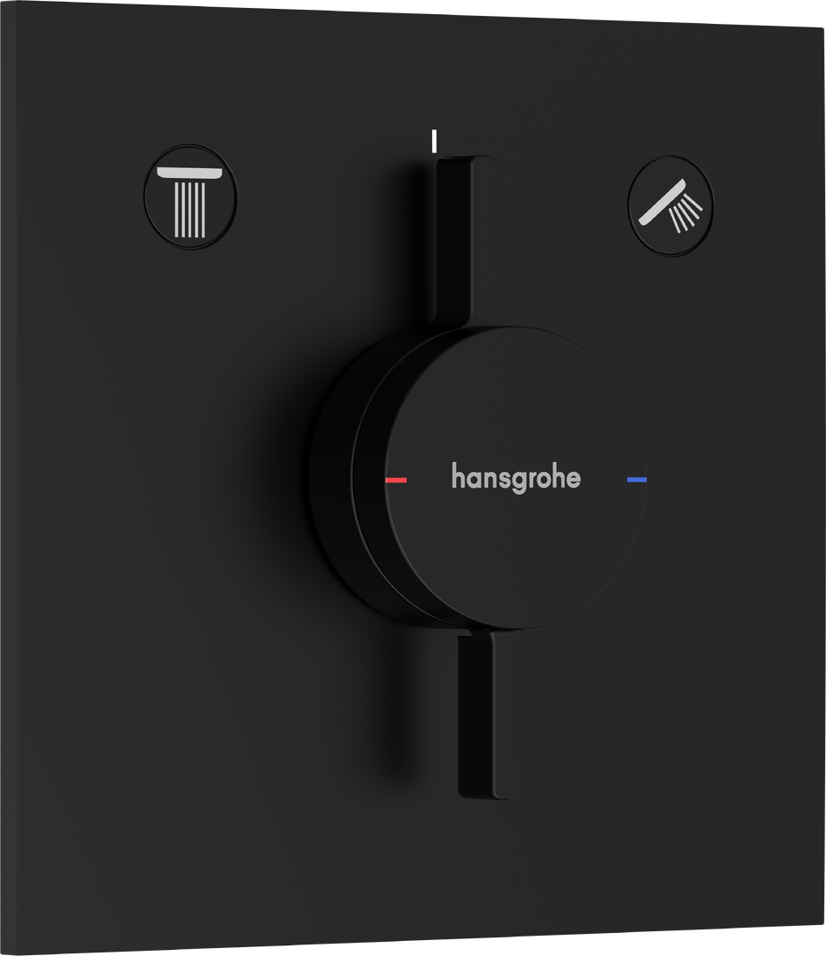 Blandare för inbyggnad 2 funktioner