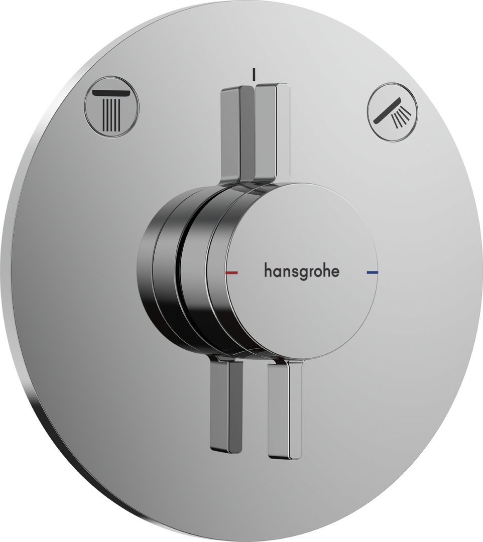 Blandare för inbyggnad 2 funktioner