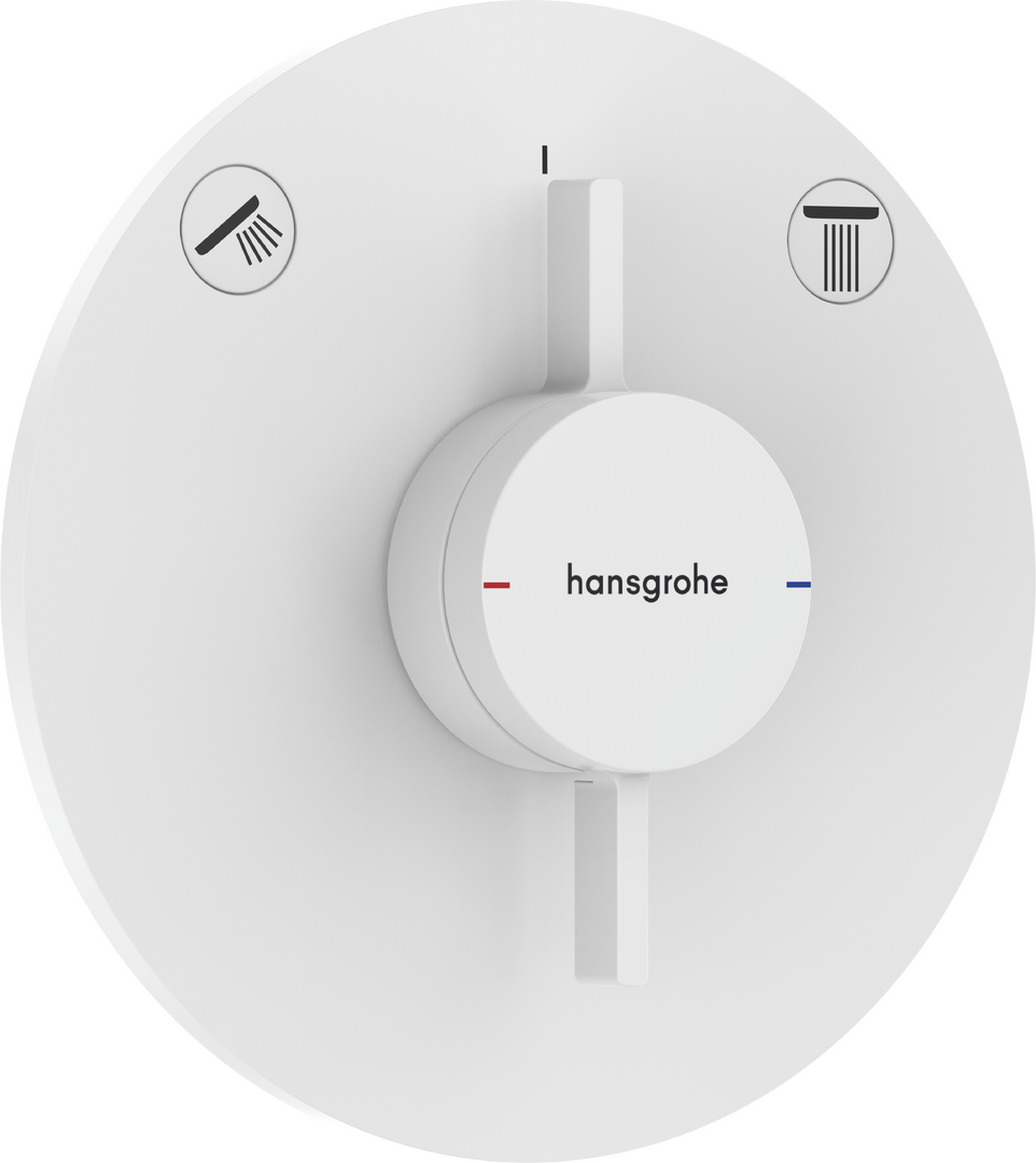 Armatur til innbygging til 2 uttak