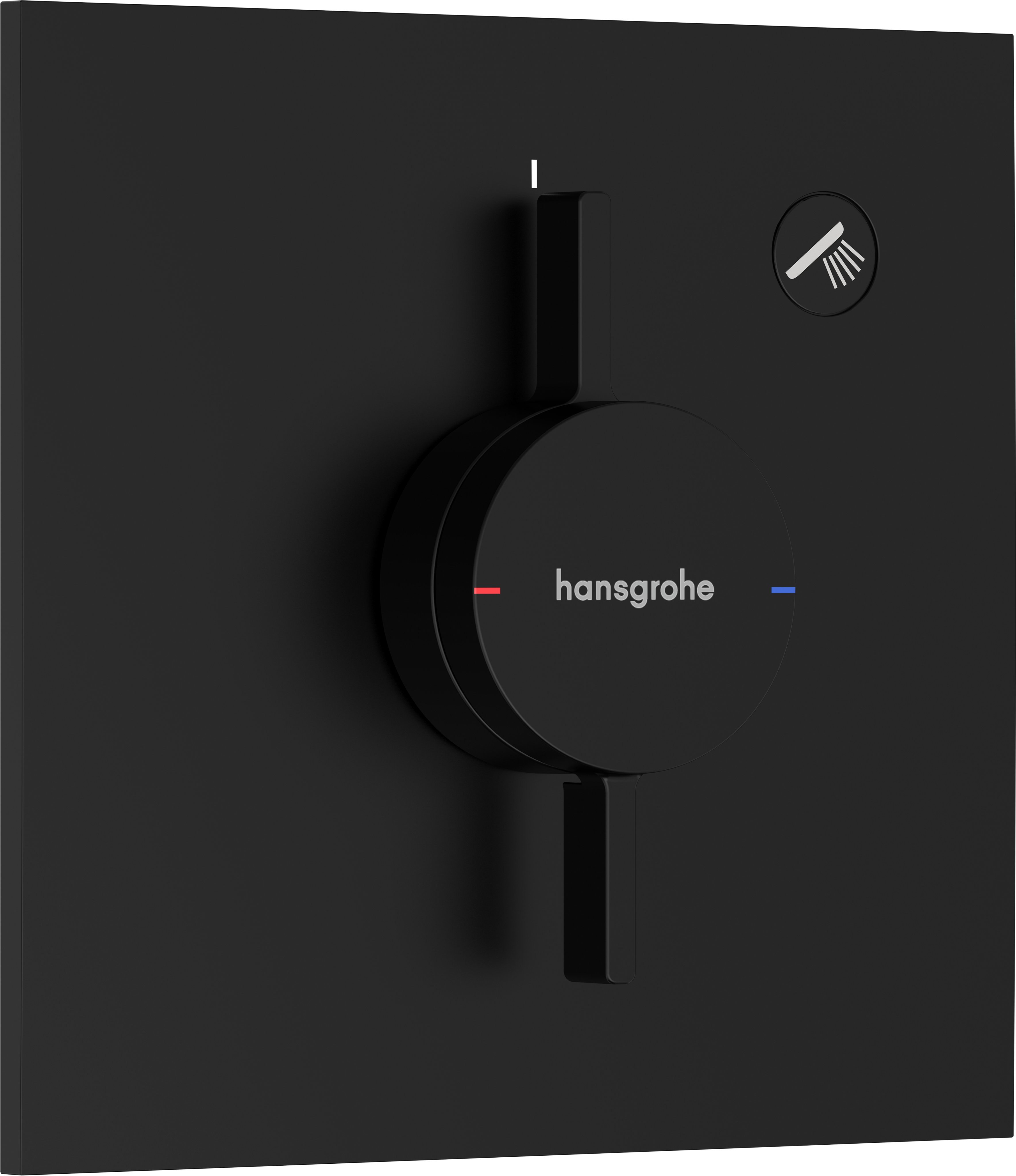 Mixer for concealed installation for 1 function