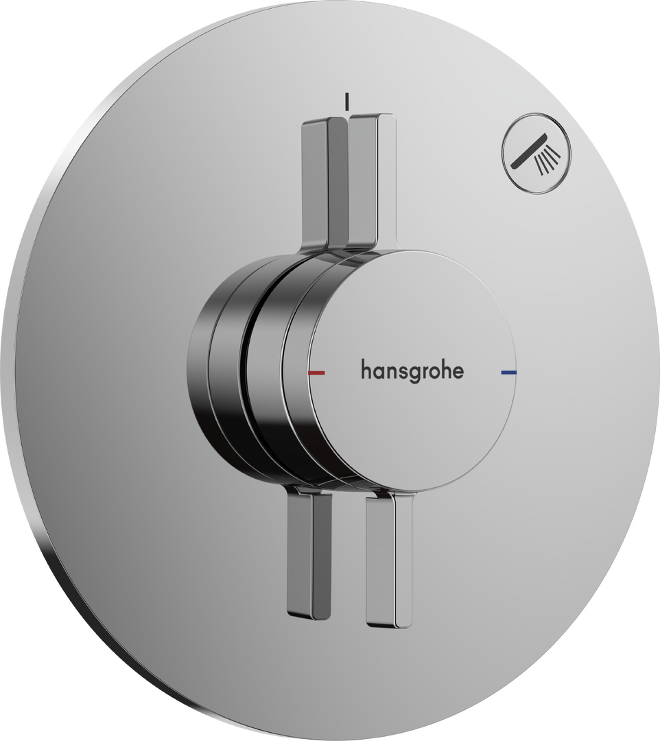 Set de finition pour mitigeur mécanique encastré avec 1 fonction