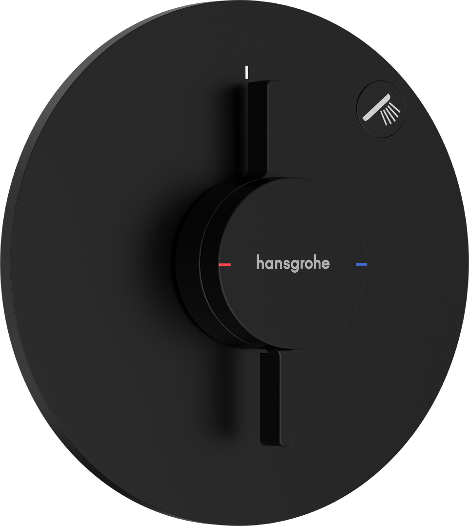 Mixer for concealed installation for 1 function