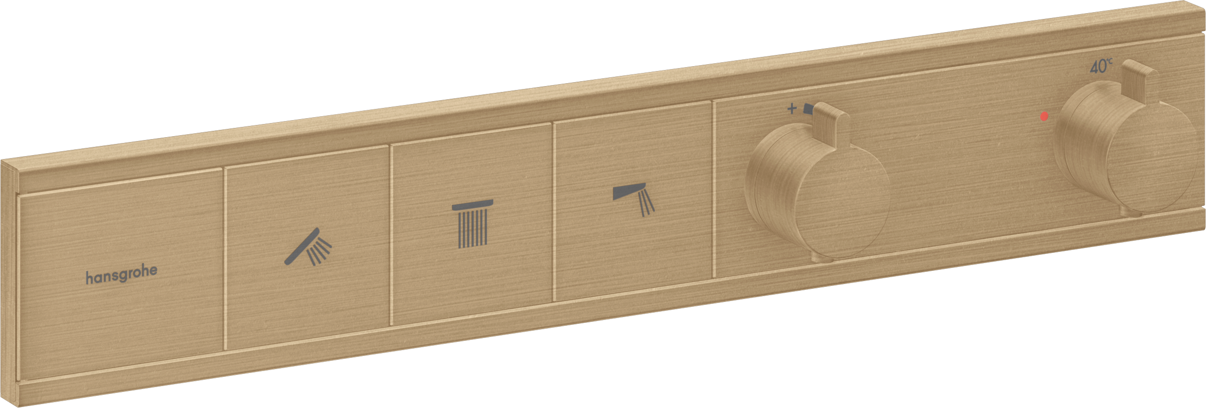 Thermostat for concealed installation for 3 functions