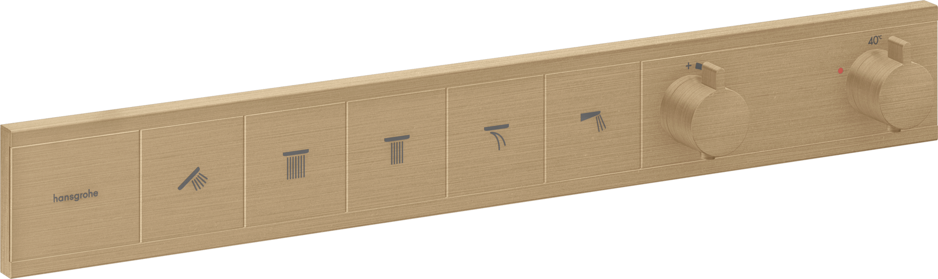 Thermostat for concealed installation for 5 functions