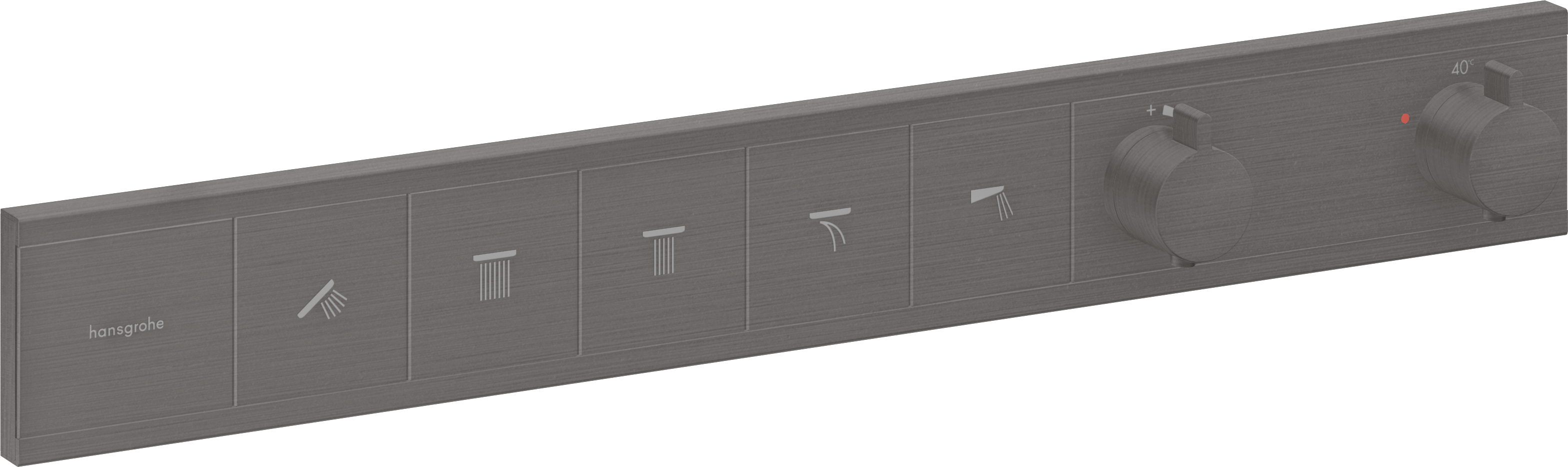 Thermostat for concealed installation for 5 functions