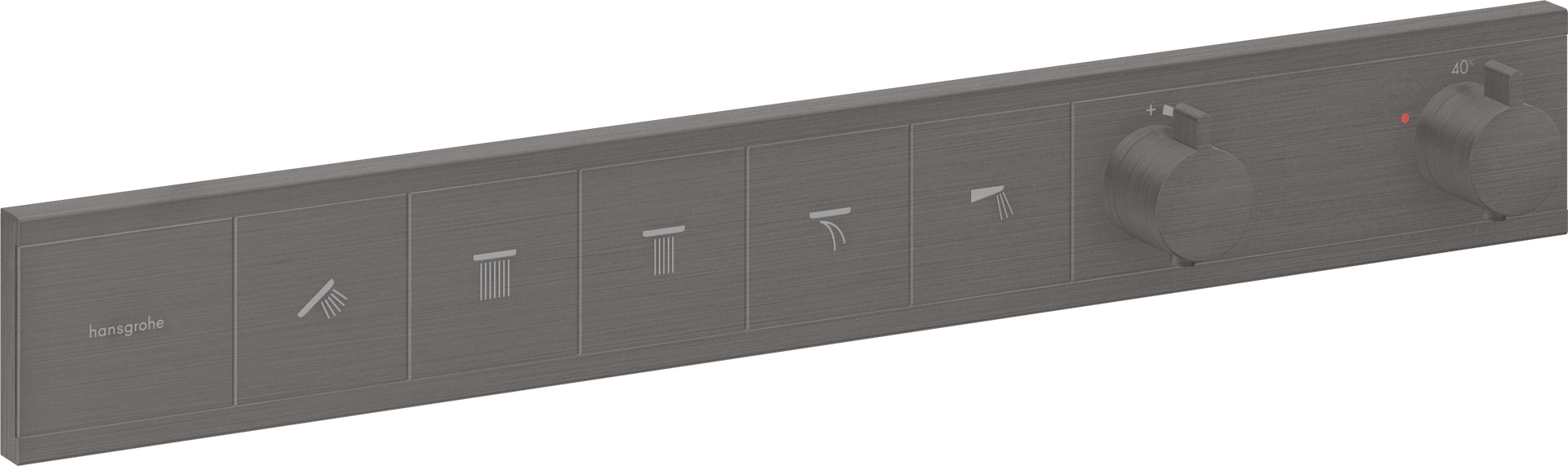 Thermostat for concealed installation for 5 functions