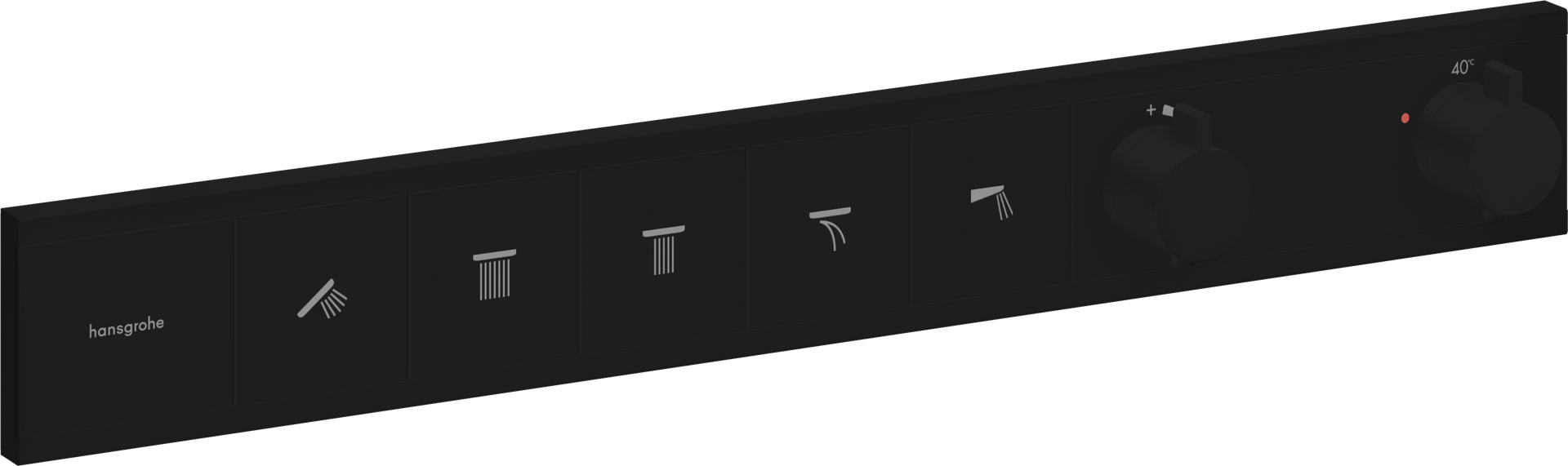 Thermostat for concealed installation for 5 functions