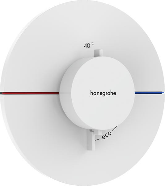 Thermostat for concealed installation for 1 outlet